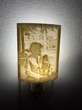Turn Any Photo Into a Glowing Nightlight, 2 Pack