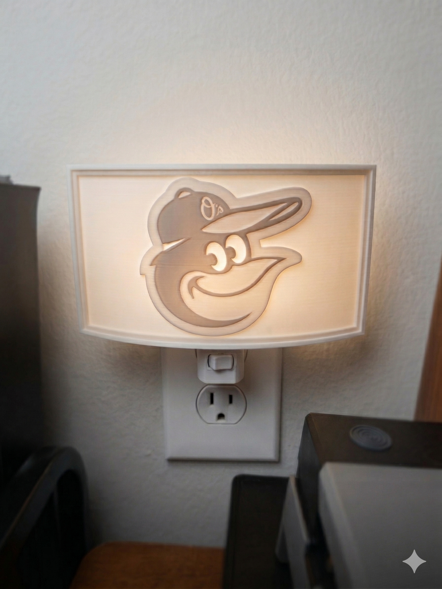 Baltimore Orioles Nightlight  Camden Yards in Your Room