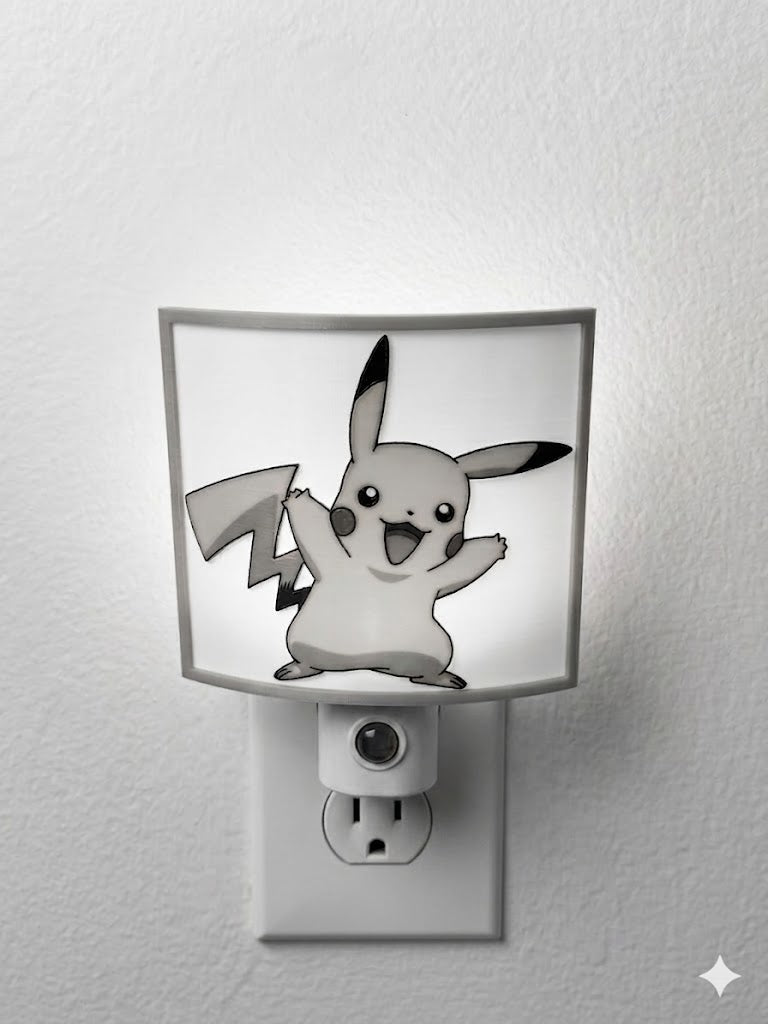 Pikachu Nightlight  3D Printed Glow-Up