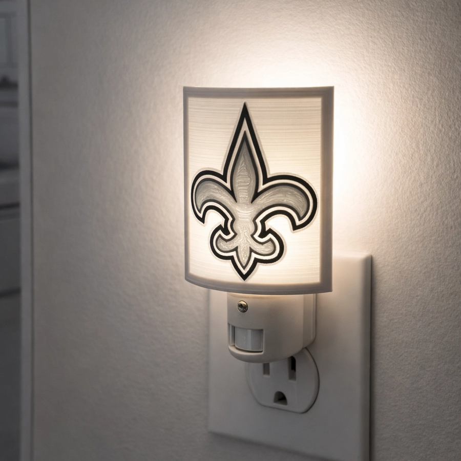 New Orleans Saints Nightlight  Who Dat Glow